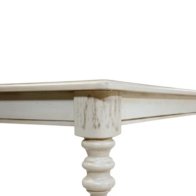 7pc Gordon Transitional Dining Set Antique White/Gray - HOMES: Inside + Out - Image 4