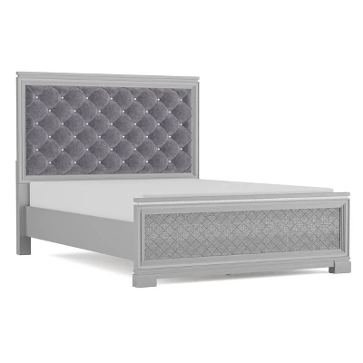 6pc Tenaya Bedroom Set Silver/Gray - HOMES: Inside + Out - Image 14