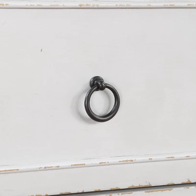 Magg 4 Drawer Jewelry Chest With Flip Up Mirror Antique White/Antique Gray Two Tone - HOMES: Inside + Out - Image 10