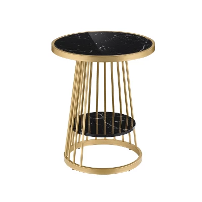 Tinful Modern Round Side Table - HOMES: Inside + Out - Image 9