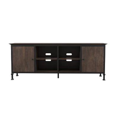 Kelson Multi Storage TV Stand For TVs Up To 80" Medium Weathered Oak - HOMES: Inside + Out - Image 3