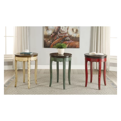 Fuchs Vintage Style Side Table White - HOMES: Inside + Out