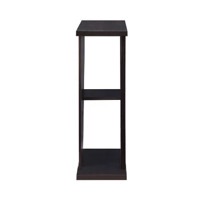 Nebra 3 Shelf Console Table Espresso - HOMES: Inside + Out - Image 2