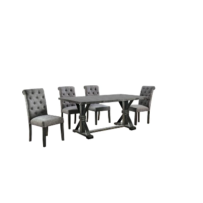 5pc Hepburn Dining Set - HOMES: Inside + Out - Image 12