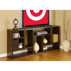 71" Stanza 9 Shelf Bookcase Canyon Cappuccino - HOMES: Inside + Out