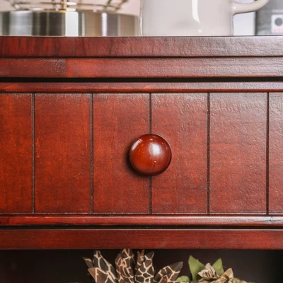 Mereu 1 Drawer Nightstand Cherry - HOMES: Inside + Out - Image 3