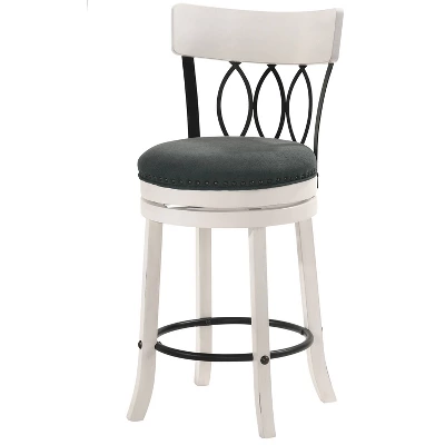 Set Of 2 24" Darlowe Swivel Counter Height Barstools - HOMES: Inside + Out - Image 8