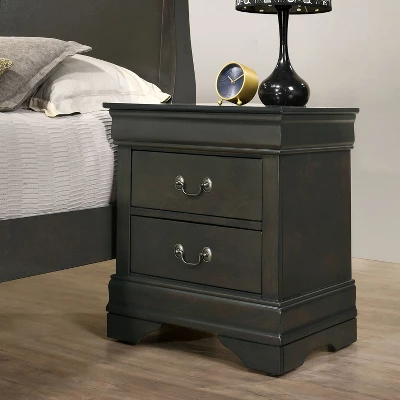 Sliver 2 Drawer Nightstand - HOMES: Inside + Out
