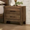 Quail 2 Drawer Nightstand Rustic Light Walnut - HOMES: Inside + Out