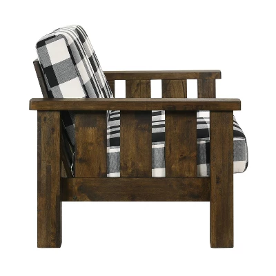 Jovie Gingham Rustic Loveseat - HOMES: Inside + Out - Image 2