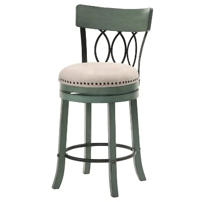 Set Of 2 24" Darlowe Swivel Counter Height Barstools - HOMES: Inside + Out - Image 5
