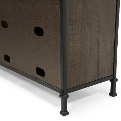 Kelson Multi Storage TV Stand For TVs Up To 80" Medium Weathered Oak - HOMES: Inside + Out - Image 5