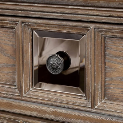 Lellen 9 Drawer Detailed Dresser Rustic Natural Tone - HOMES: Inside + Out - Image 6