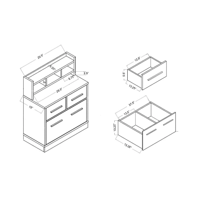 Martin Bureau Table Cappuccino - HOMES: Inside + Out - Image 3