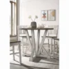 42" Holmsteed Round Counter Height Dining Table Cremini Brown/Antique White - HOMES: Inside + Out