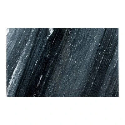 70" Westlie Rectangular Genuine Marble Top Counter Height Table Gray/Black - HOMES: Inside + Out - Image 3