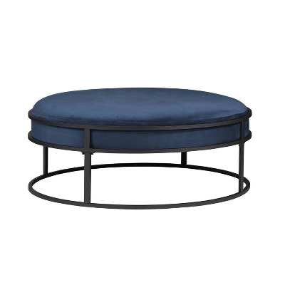 39.5" Greenbank Round Cushioned Ottoman - HOMES: Inside + Out - Image 7