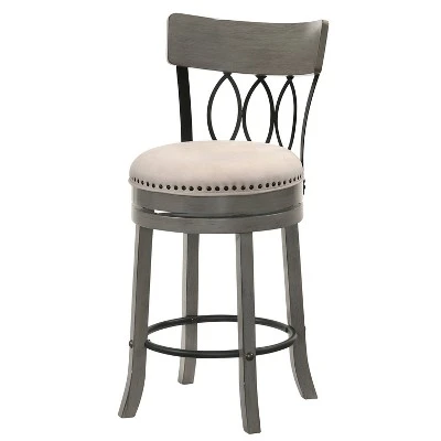 Set Of 2 24" Darlowe Swivel Counter Height Barstools - HOMES: Inside + Out - Image 6