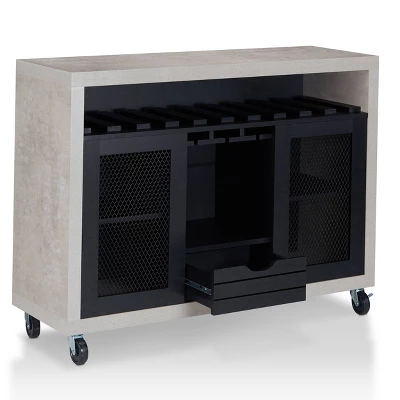 Iohomes Willis Industrial Dining Buffet Black - HOMES: Inside + Out - Image 2