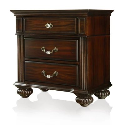 3pc California King Pennings Traditional Bed Set And Nightstand With Chest Dark Walnut - HOMES: Inside + Out - Image 15