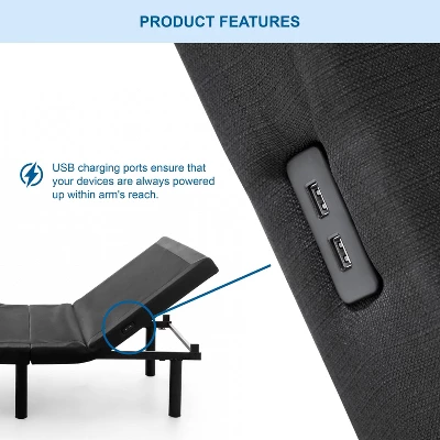 Serene Programable Positions With Adjustable Bed Frame - HOMES: Inside + Out - Image 3