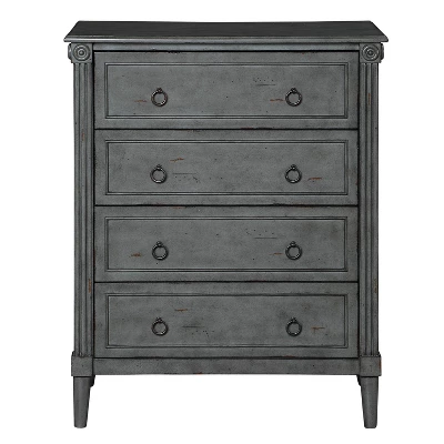 Latimer Traditional 4 Drawer Chest - HOMES: Inside + Out - Image 4