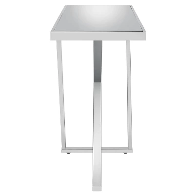 Drubeck Mirrored Rectangle Sofa Table Chrome - HOMES: Inside + Out - Image 5