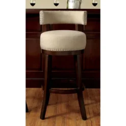 Set Of 2 24" Jefferson Counter Height Barstools With Upholstered Seat - HOMES: Inside + Out