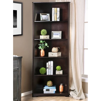 78" Mcafee Contemporary 5 Tier Corner Bookshelf - HOMES: Inside + Out