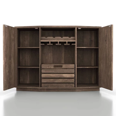 Candy Plank Inspired Dining Buffet With Removable Crate Reclaimed Oak - HOMES: Inside + Out - Image 4