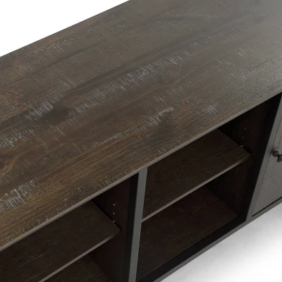 Kelson Multi Storage TV Stand For TVs Up To 80" Medium Weathered Oak - HOMES: Inside + Out - Image 7