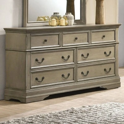 Kritan 7 Drawer Dresser Antique Warm Gray - HOMES: Inside + Out