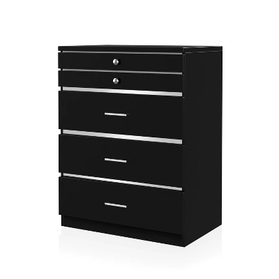 Garneta 5 Drawer Chest With Jewelry Drawers - HOMES: Inside + Out - Image 3