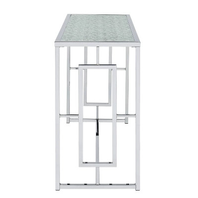 Marcha Glam Rectangle Sofa Table Chrome - HOMES: Inside + Out - Image 5