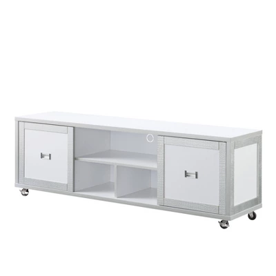 Pierre TV Stand For TVs Up To 60" Winter White - HOMES: Inside + Out - Image 2