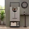 Meluse Multi Storage Wine Cabinet Vintage Gray - HOMES: Inside + Out