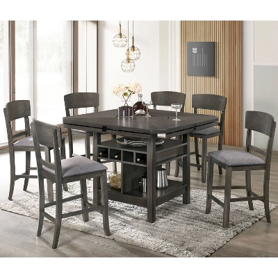 7pc Summerland Transitional Counter Height Dining Set - HOMES: Inside + Out - Image 4