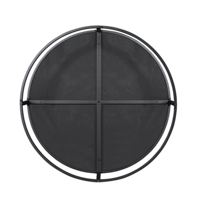 39.5" Greenbank Round Cushioned Ottoman - HOMES: Inside + Out - Image 5