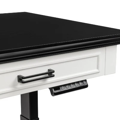 47" Losondo Transitional Height Adjustable Desk With USB Ports - HOMES: Inside + Out - Image 9