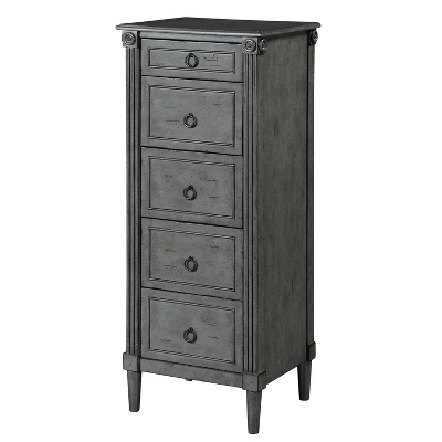Latimer Traditional 5 Drawer Slim Chest - HOMES: Inside + Out - Image 7