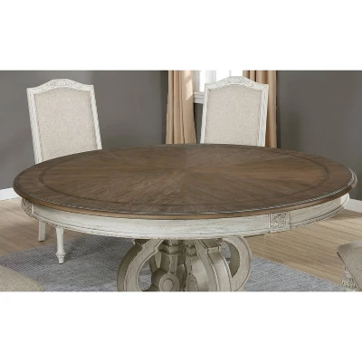 Frainio Round Dining Table White - HOMES: Inside + Out - Image 5