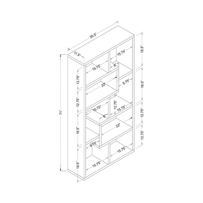 71" Highpoint Bookcase - HOMES: Inside + Out - Image 3
