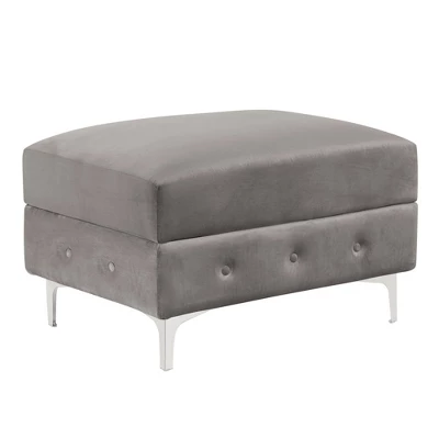 Elmhurst U Shaped Deep Button Tufted Sectional With Ottoman - HOMES: Inside + Out - Image 6