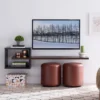Silverada 3 Shelves Floating Console Fits Tv's Up To 65" - HOMES: Inside + Out
