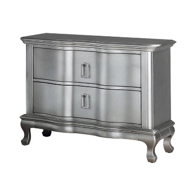 3pc Queen Bentlee Bedroom Set With 2 Nightstands Silver/Warm Gray - HOMES: Inside + Out - Image 2