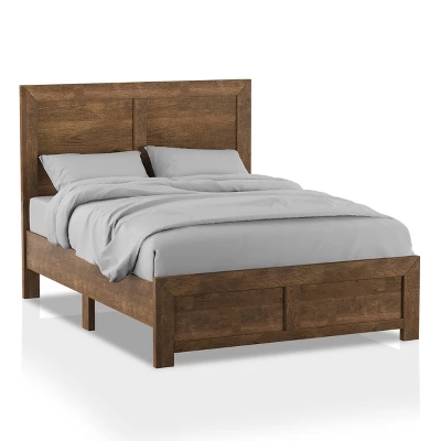 Quail Wood Grain Finish Panel Bed Rustic Light Walnut - HOMES: Inside + Out - Image 4