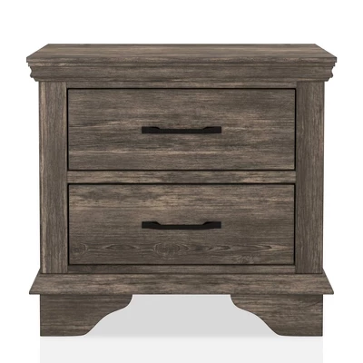 3pc Jacobi Bed With 2 Nightstands Gray - HOMES: Inside + Out - Image 5