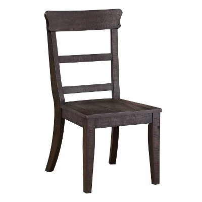 2pk Strasbourg Rustic Ladder Back Side Chairs - HOMES: Inside + Out - Image 3
