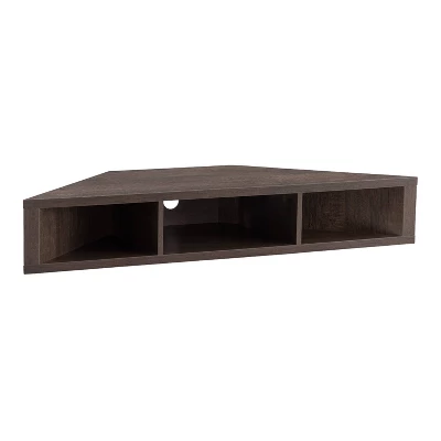 Tybo Open Shelves Corner Floating Console Fits Tv's Up To 50" - HOMES: Inside + Out - Image 7