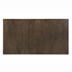 78" Redmond Butterfly Leaf Dining Table Weathered White/Dark Walnut - HOMES: Inside + Out